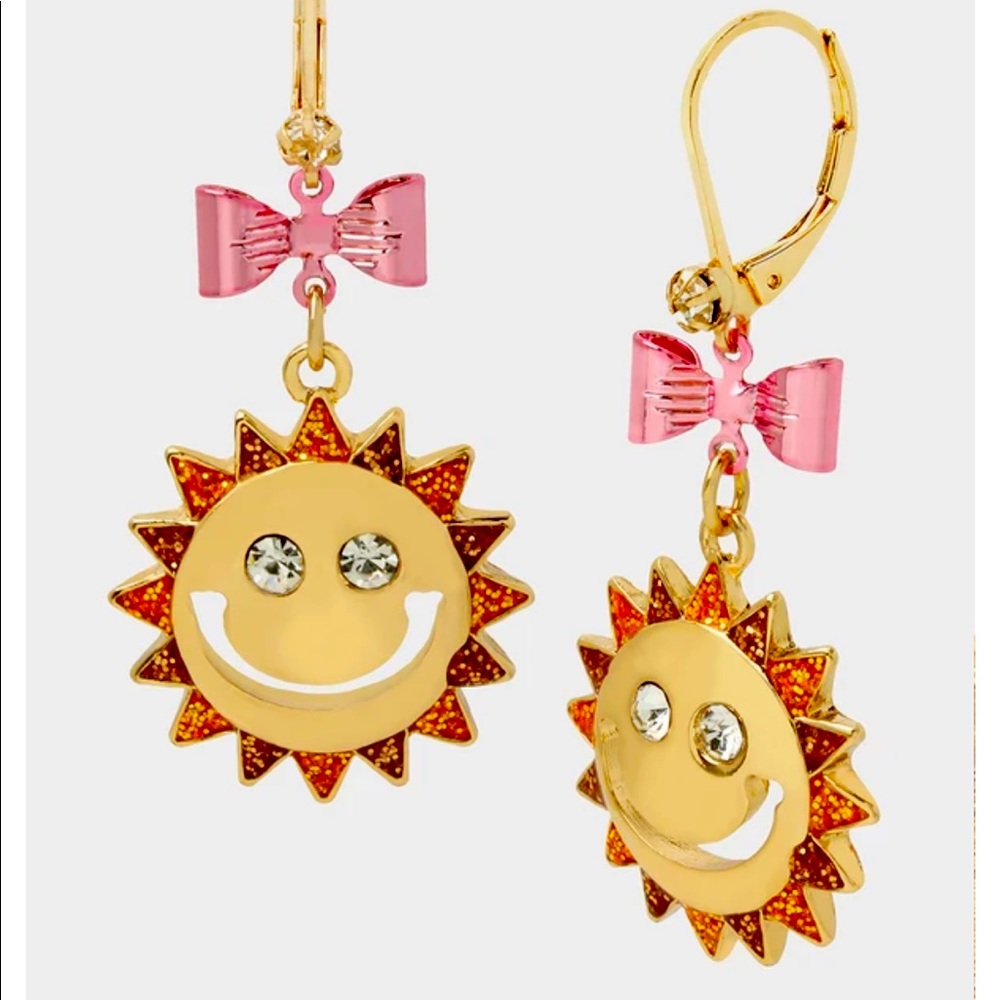 🆕Betsey Johnson BACK TO SCHOOL SUN DROP EARRINGS